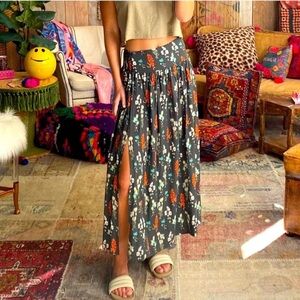 Natural Life Floral Maxi Skirt - Size: S